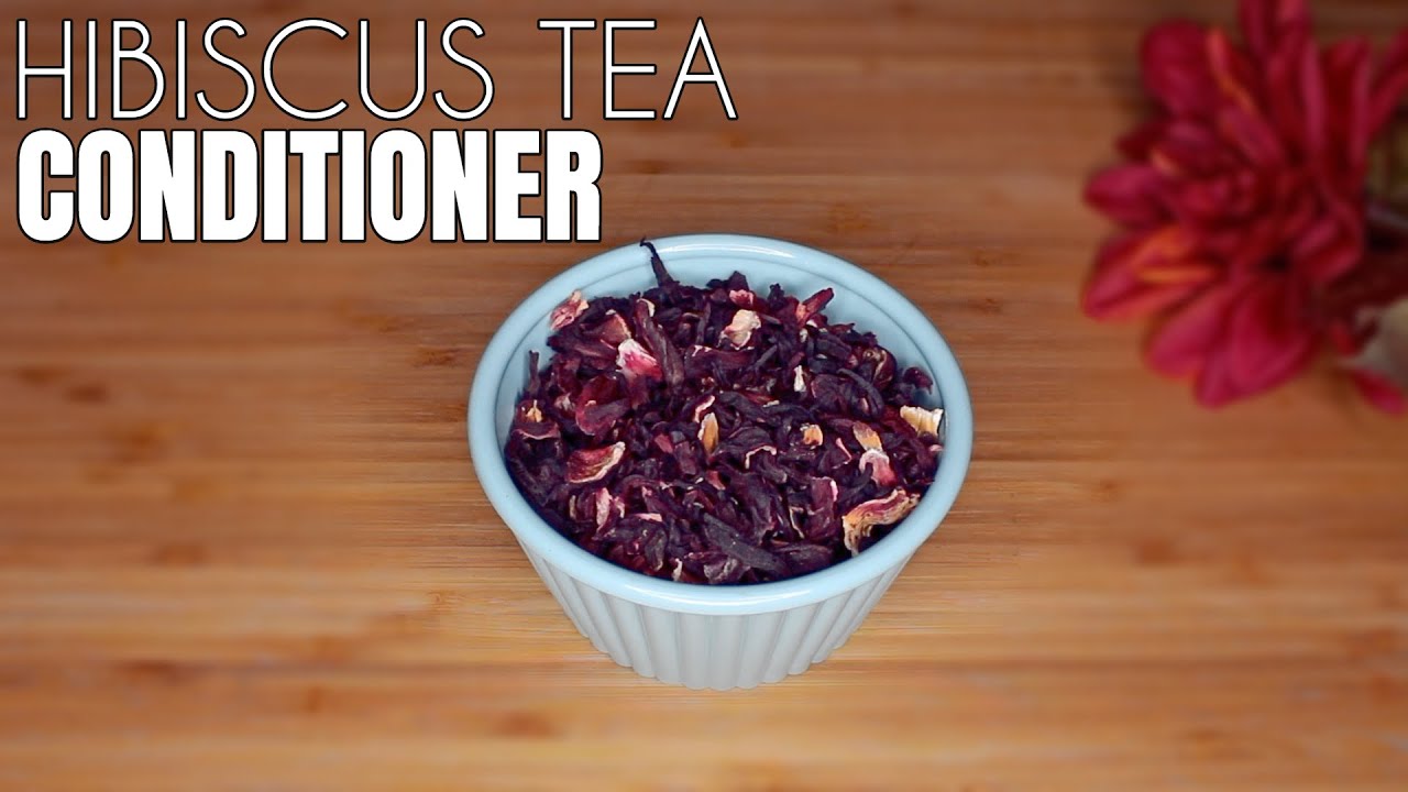 DIY Hibiscus Tea Conditioner 🌺| How to make Conditioner for Hair Growth