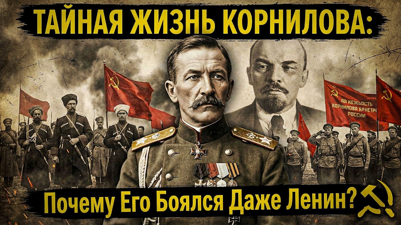 ТАЙНАЯ ЖИЗНЬ КОРНИЛОВА: Почему Его Боялся Даже Ленин? «Я Сожгу Петроград До Тла, Если Надо!»