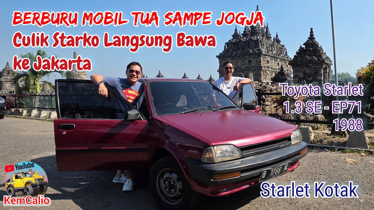Berburu Mobil TUA Sampe JOGJA Culik Starko Langsung Bawa ke Jakarta | #KemCalio