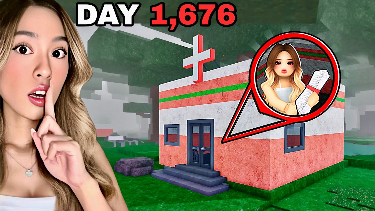 I Survived in a HOSPITAL For 99 Nights In The Forest..