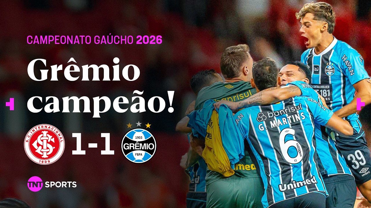 EM JOGO COM VAR E EXPULS&Atilde;O, GR&Ecirc;MIO EMPATA E &Eacute; CAMPE&Atilde;O GA&Uacute;CHO! INTERNACIONAL 1X1 GR&Ecirc;MIO