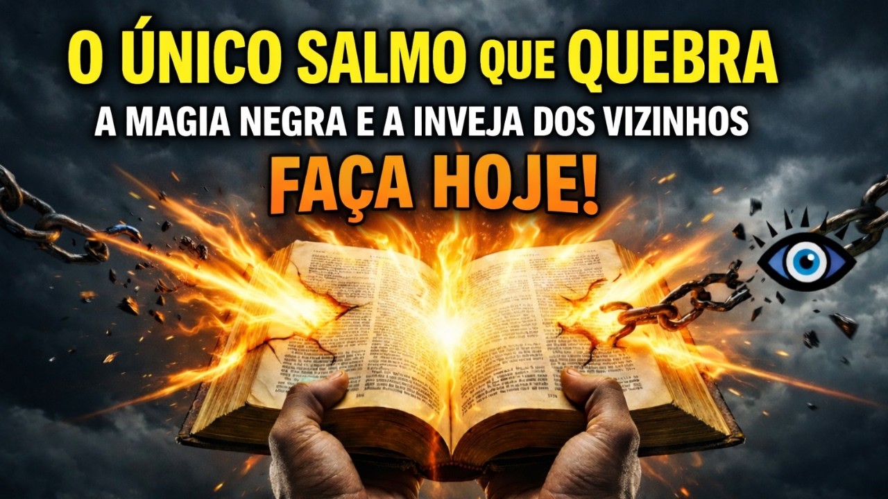 O ÚNICO Salmo que QUEBRA a Magia Negra e a Inveja dos Vizinhos (Faça HOJE)