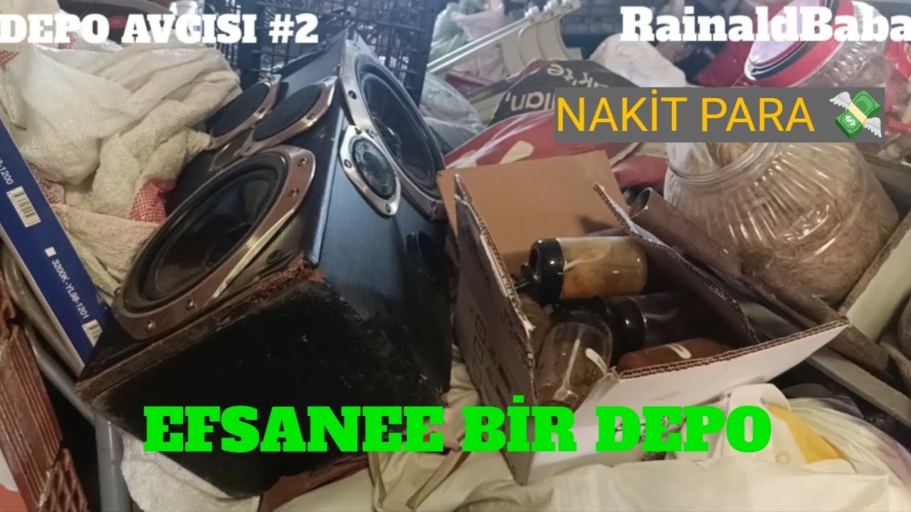 DEPO AVCISI (2.BÖLÜM) RESMEN PARA FIŞKIRIYORR (NAKİT PARA, ANTİKA, HOPARLÖR) #bitpazarı #fleamarket