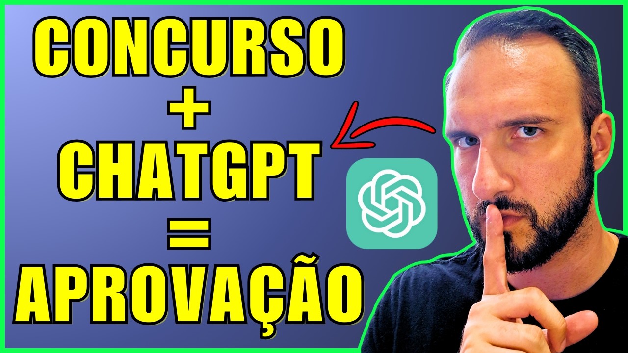 🤖 Estudar para Concurso com ChatGPT e Inteligência Artificial | Funciona? | Como Fazer?