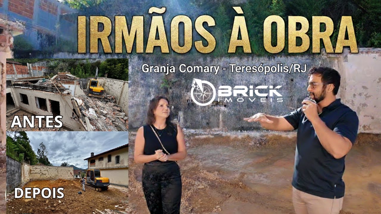 Mais um vídeo da reforma dessa casa exclusiva na Granja Comary - Teresópolis/Rj. Parte 2