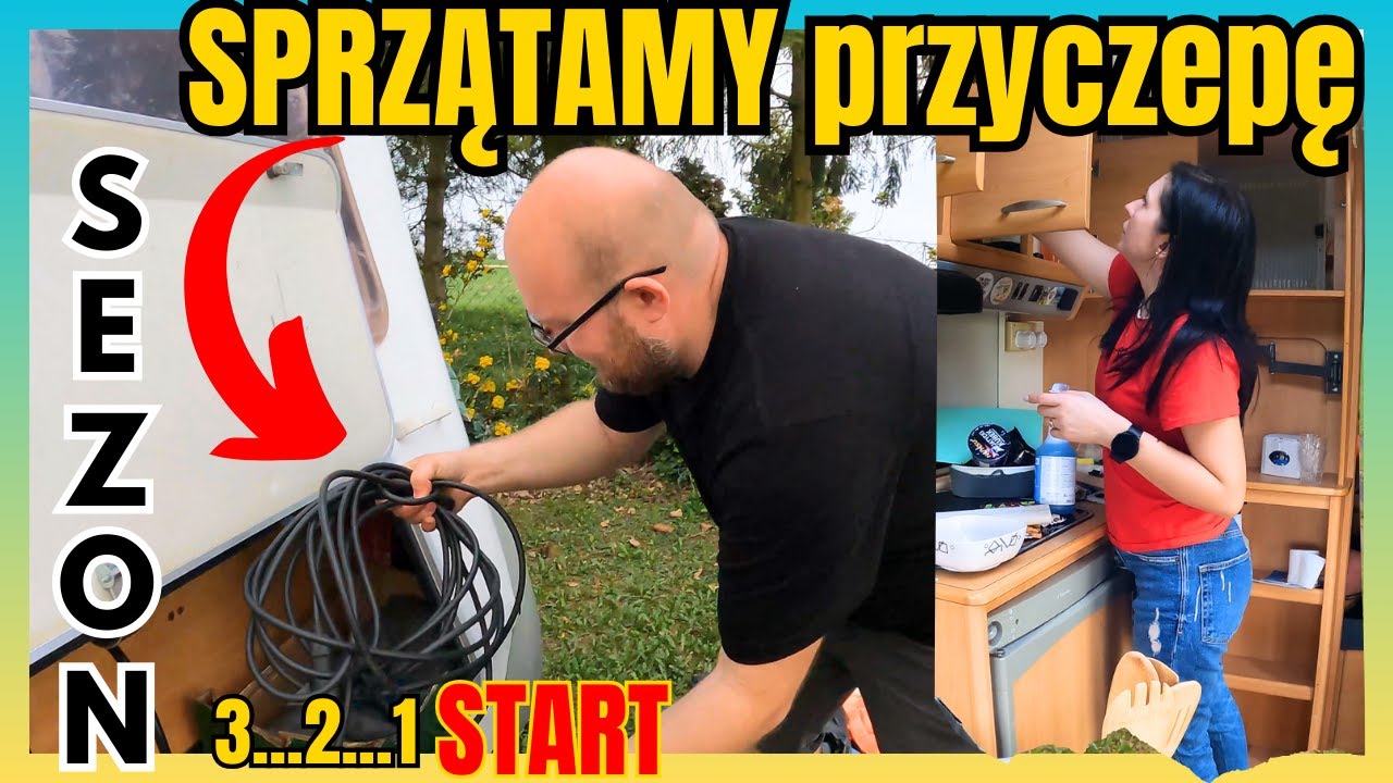 JAK WYGLĄDA PRZYCZEPA KEMPINGOWA PO ZIMIE ??? PRZYGOTOWANIA DO MAJÓWKI !!! Co naprawić? co dokupić?