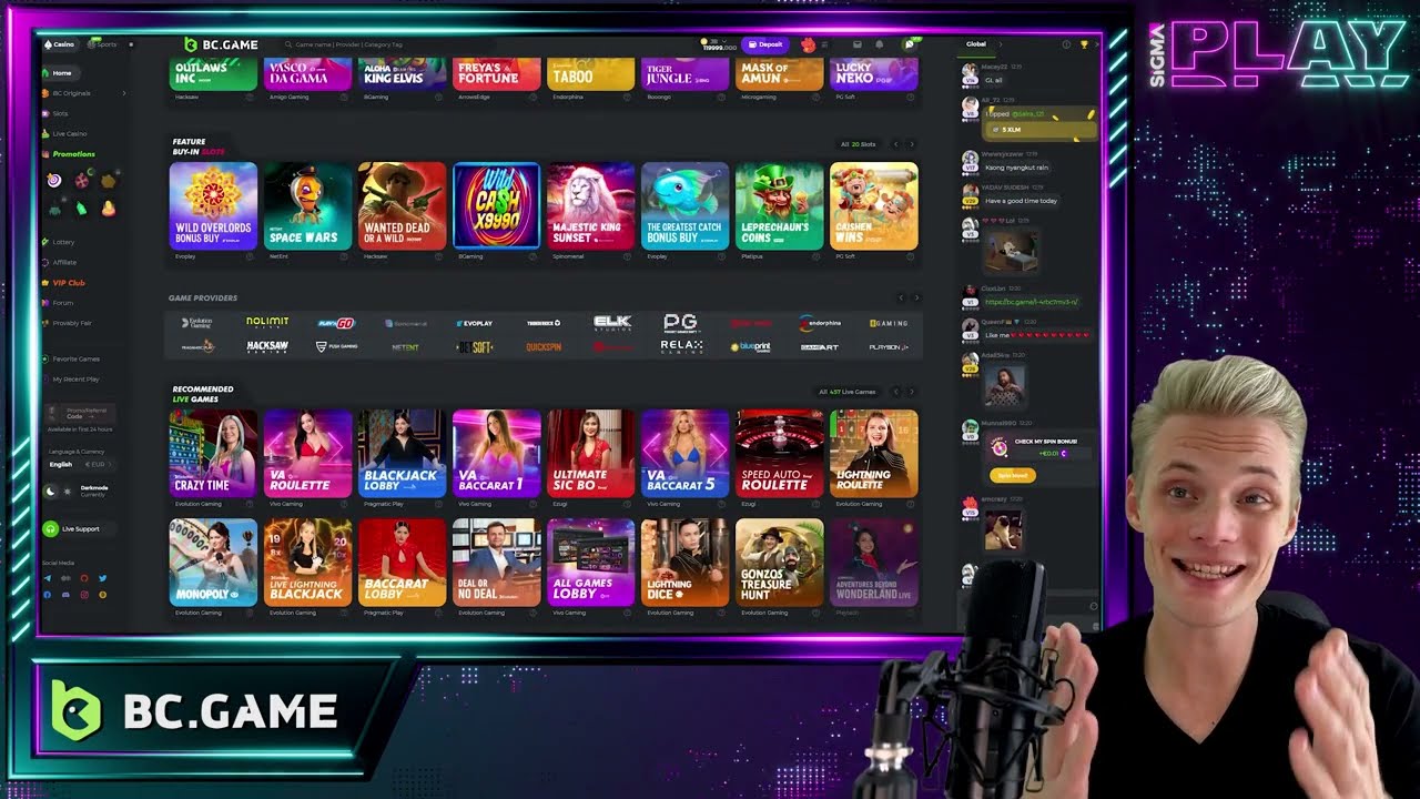 Impressive 840% First Deposit Bonus at BC Game | Review by SiGMA Play