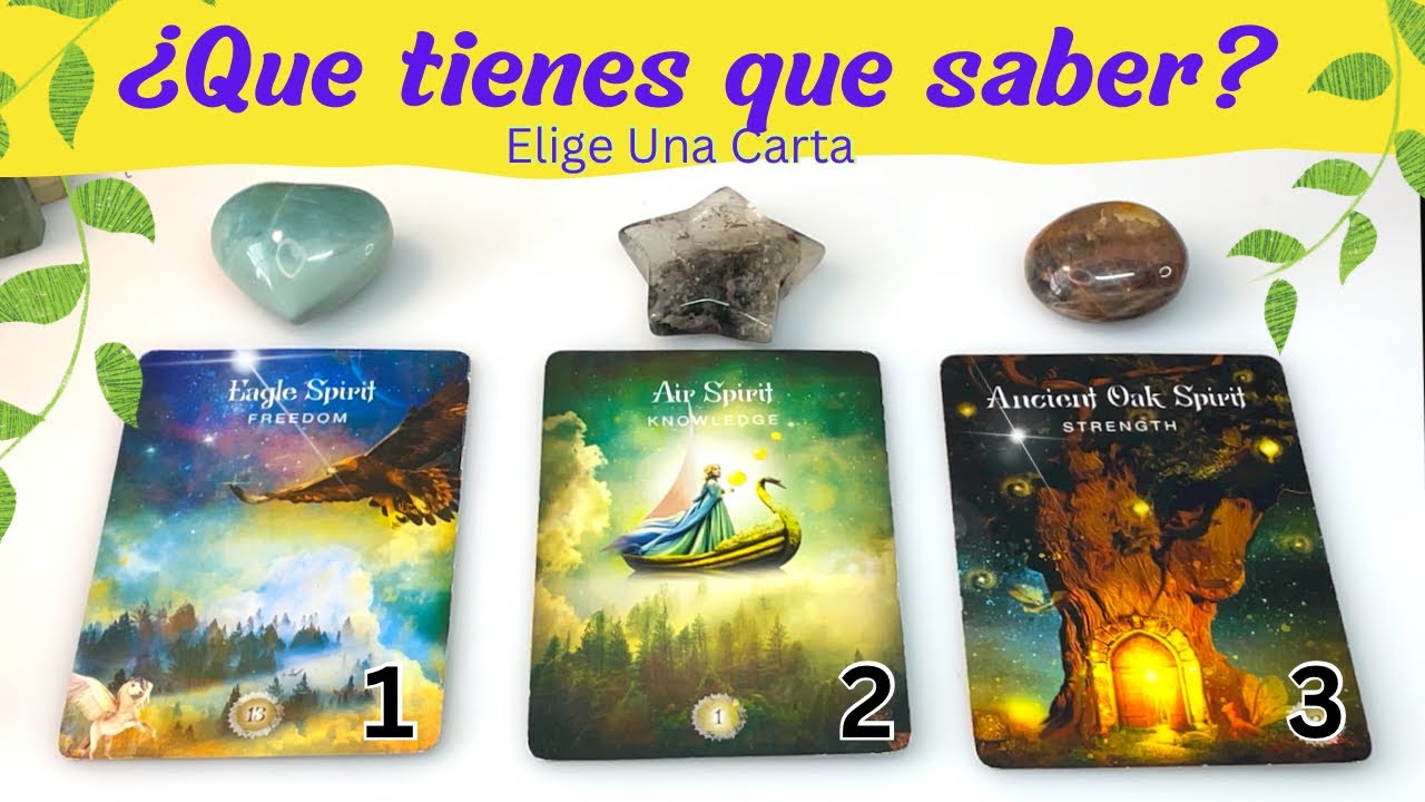 ¿Qué tienes que saber en estos momento? Mensaje de tus Guias - Elige una Carta - Tarot Interactivo
