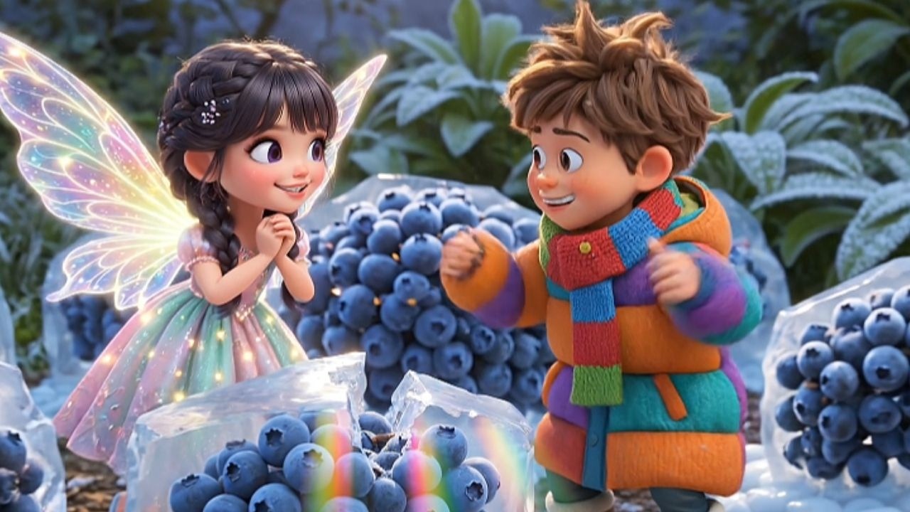 The secret adventure of Fairy May and Finley 👯 searching for the magical fruit in the frozen forest!