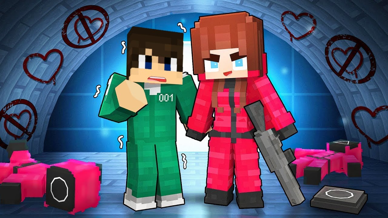 DANI ÉS SQUID GAME KATONA SZERELME A MINECRAFTBAN!