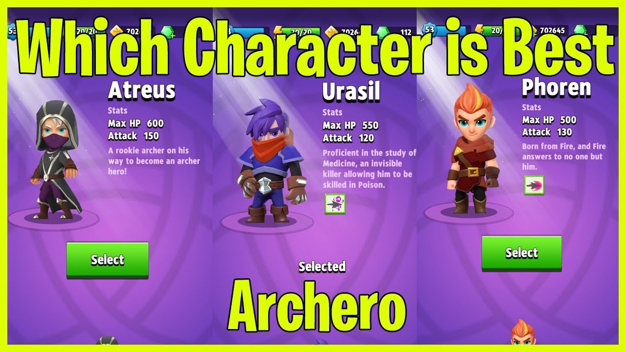 Archero Best New Free Character
