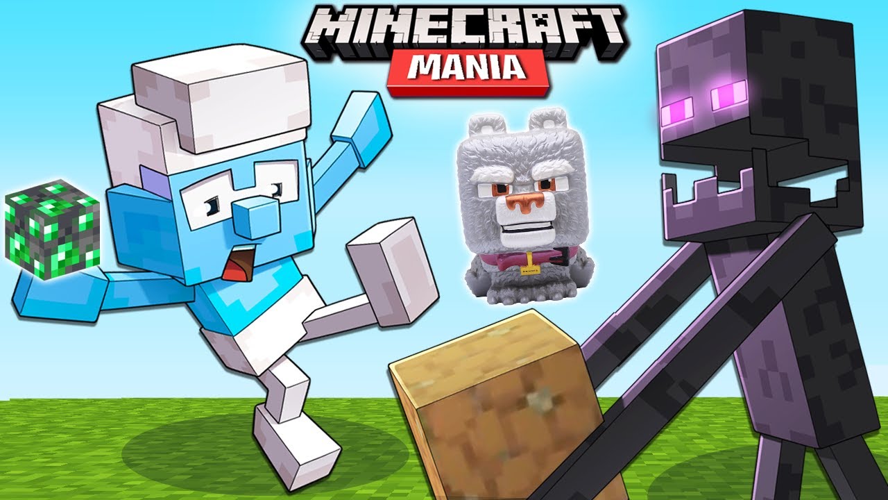 Minecraft Mania - RÉCORD 26 segs, Enderman TROLL, PITUFOS DLC