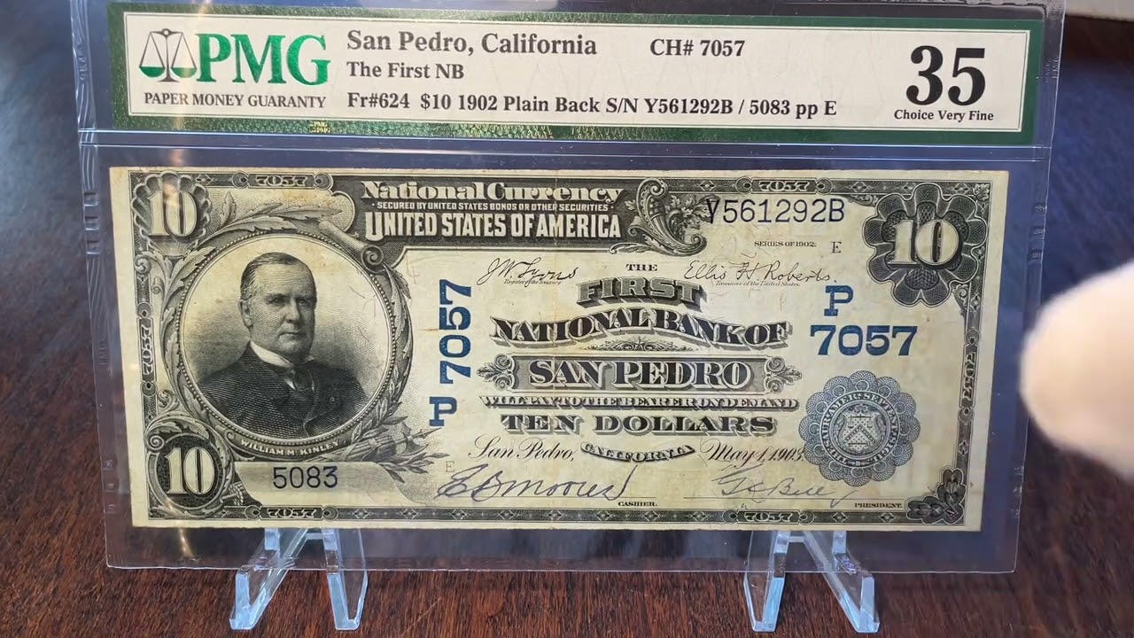 1902 National Bank Note #currency #papermoney #nationalbank #notes #sanpedro