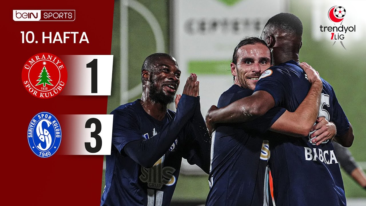 &Uuml;mraniyespor (1-3) Sarıyer | 10. Hafta Ma&ccedil; &Ouml;ZETİ | Trendyol 1. Lig - 2025/26