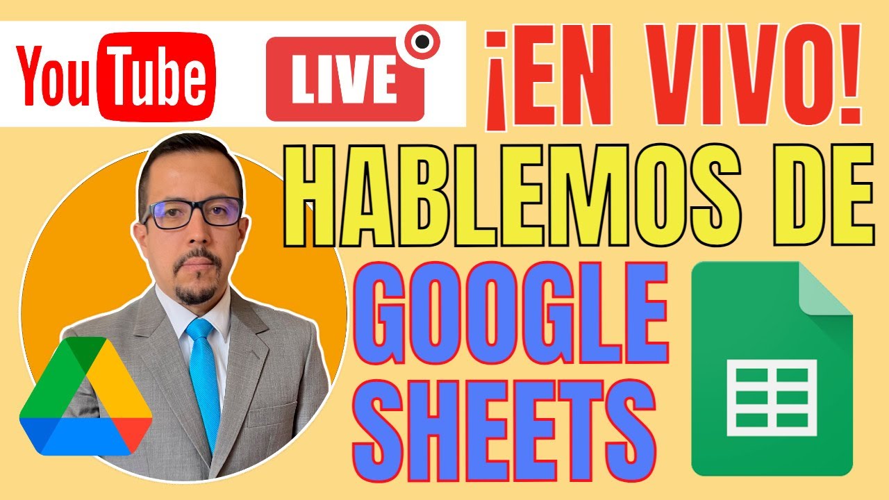 🔴 ¡EL INGE FRANCISCO EN VIVO! Como usar Google Sheets.