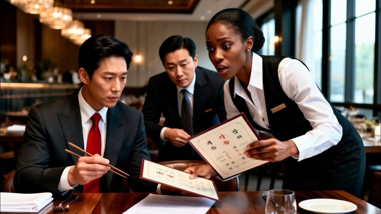 Black Waitress Swaps The Mafia Boss's Menu After Seeing The Korean’s Code