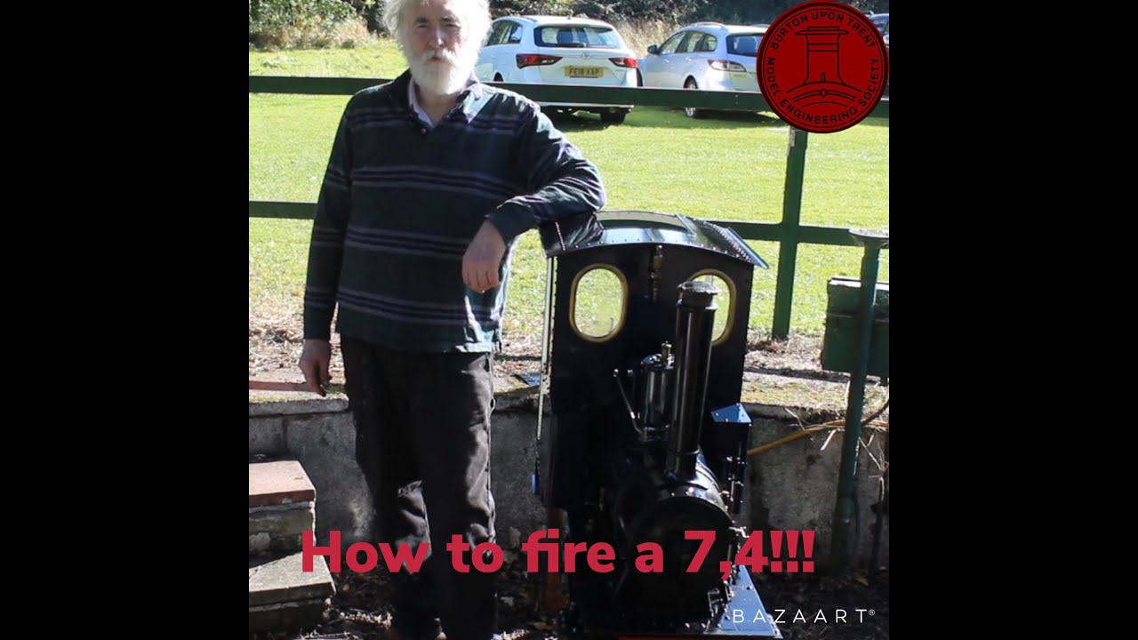 How to fire-up a 7 1/4 inch gauge Steam Locomotive! (Basic Steps)