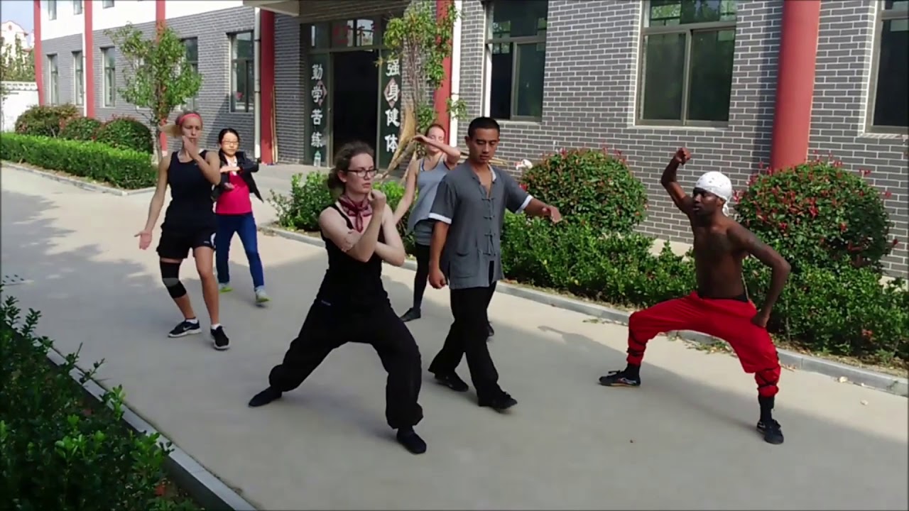 Kung Fu Basics: low kicks - first week at Shaolin Kung Fu School and after 11 months