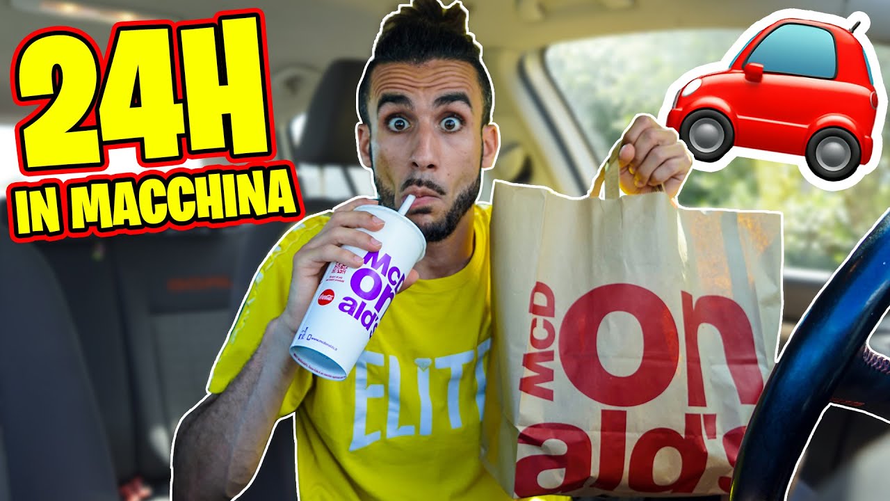 🚗 VIVO per 24 ORE in MACCHINA! *40 gradi*