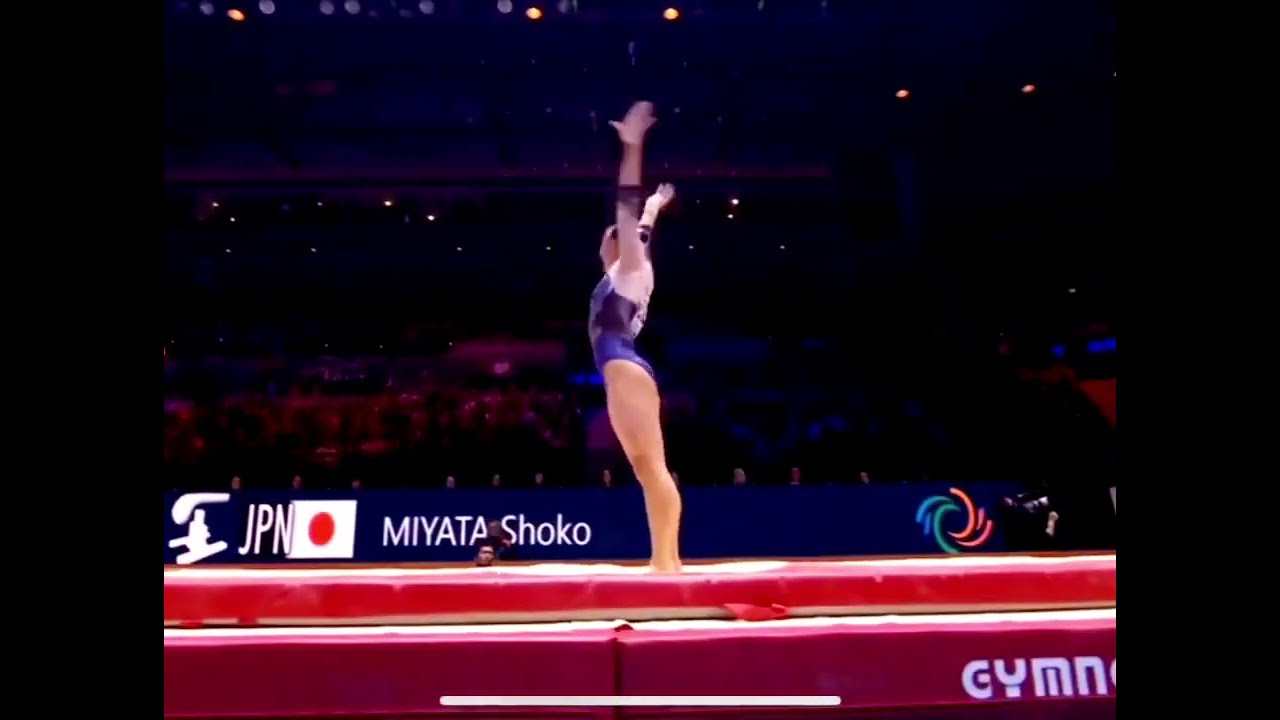 Shoko MIYATA JPN - Stuck Vault -  Team Final - 2022 World Championships