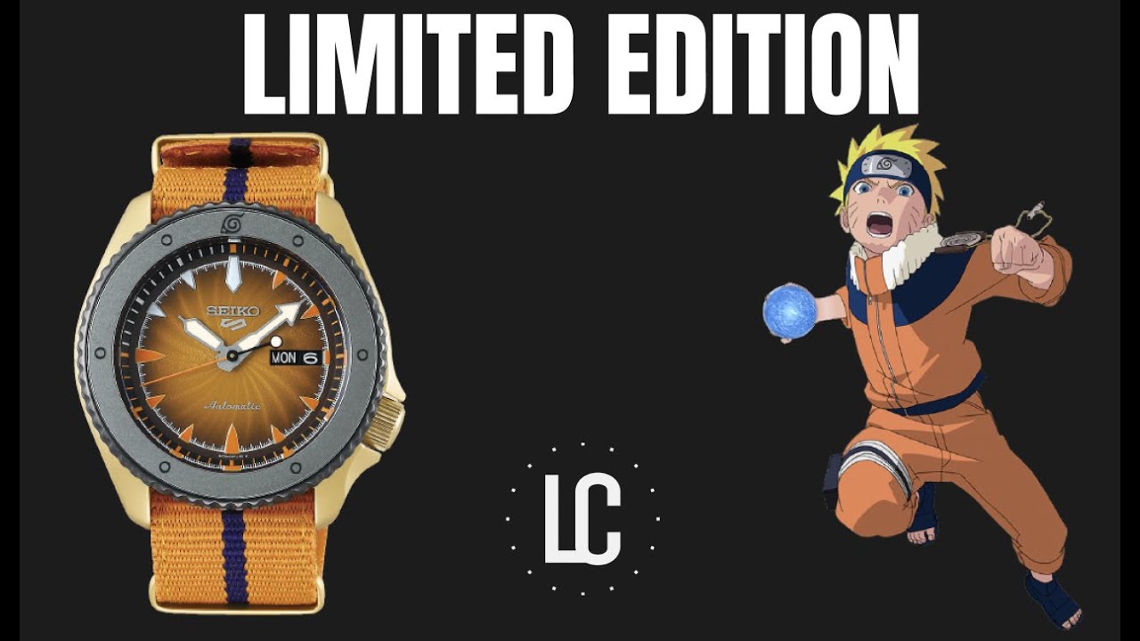 Les montres de Naruto X Seiko  5 Sport
