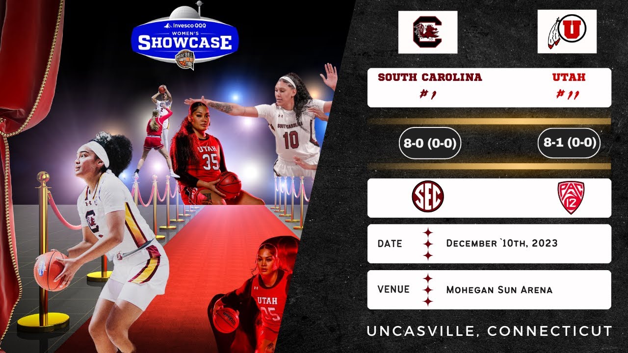 No. 1 South Carolina vs No. 11 Utah | 2023 Hall of Fame Showcase | 12.10.23