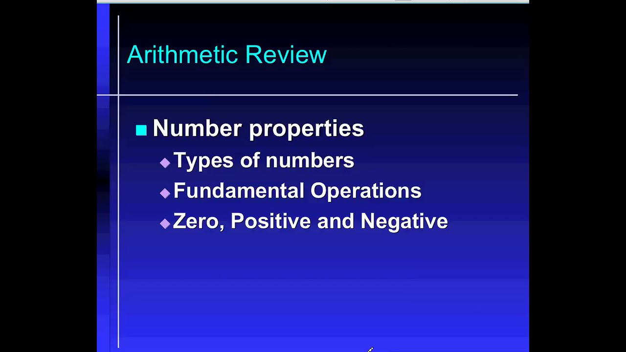 GMAT Math: Arithmetic - GMAT Prep Charlotte Class - Manhattan Elite Prep