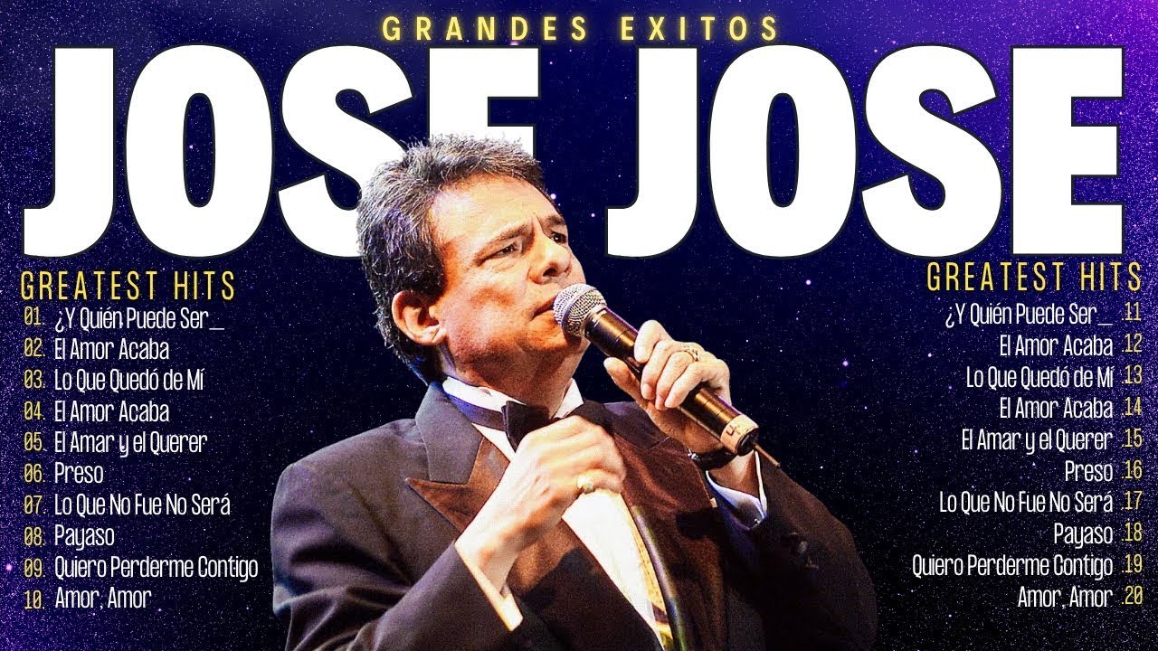 Jose Jose Sus Mejores Éxitos 💖Lo Mejor Del Príncipe De La Canción Jose Jose | Álbum Completo
