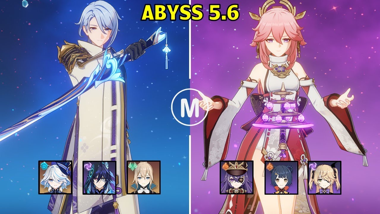 C3 Ayato Taser & C0 Yae Overload - Spiral Abyss 5.6 Floor 12 9 stars Genshin Impact