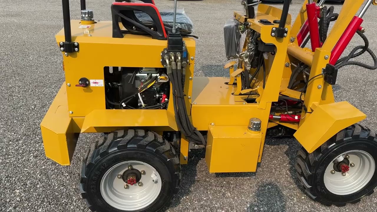 KRW23 4 wheel Loader walk around- starter issue
