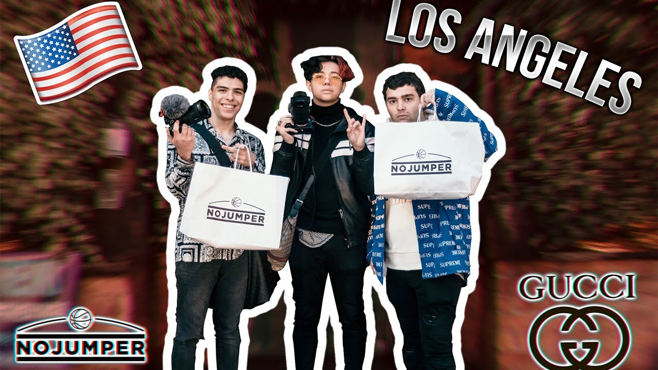 VISITANDO LA TIENDA DE TRAPEROS EN L.A (No Jumper) + COMPRANDO 1000$ EN GUCCI