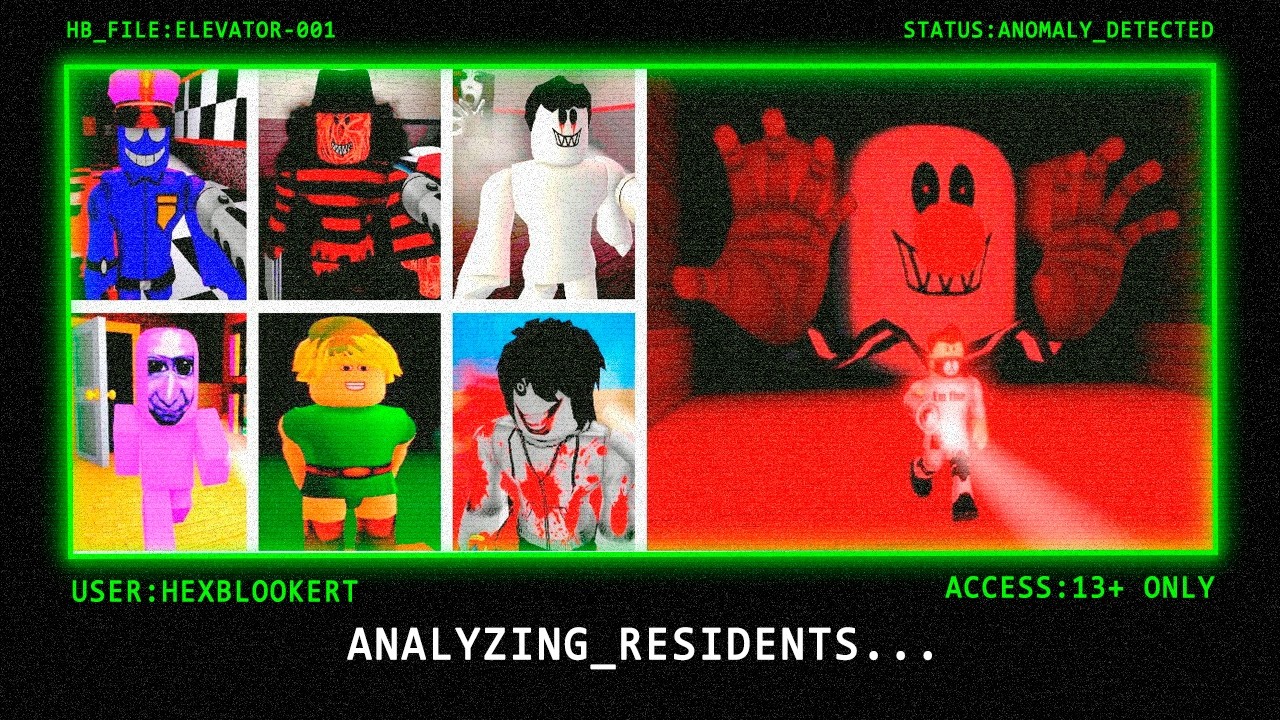 The Horror Elevator Game Roblox