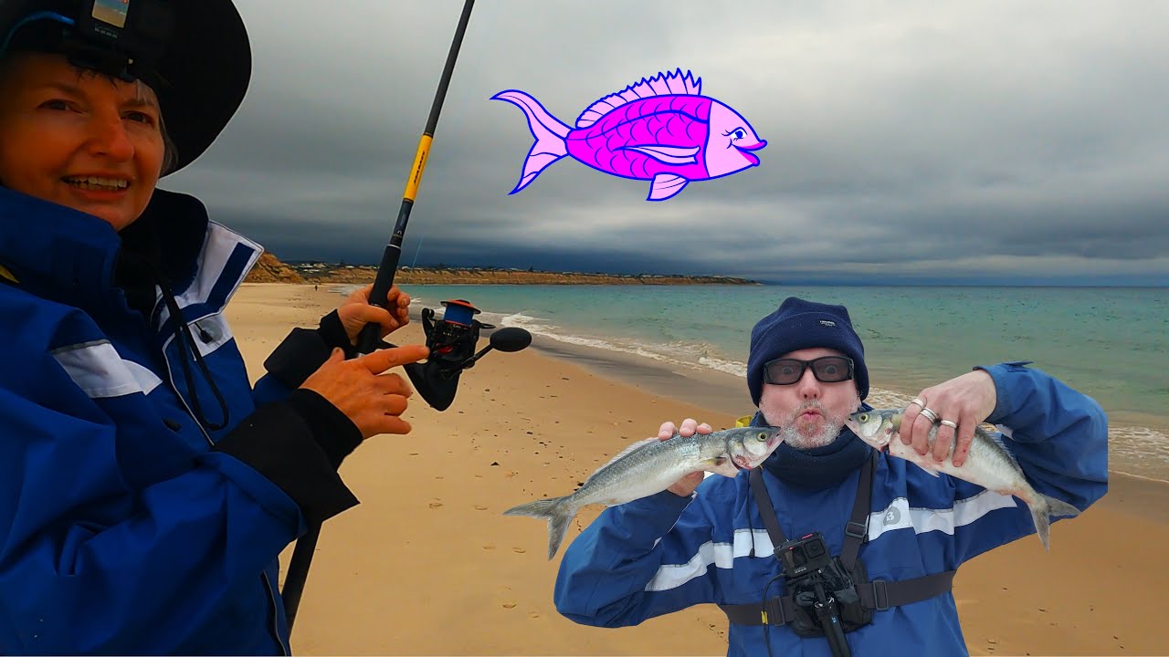 Blanche Point salmon fishing - Port Willunga fishing South Australia