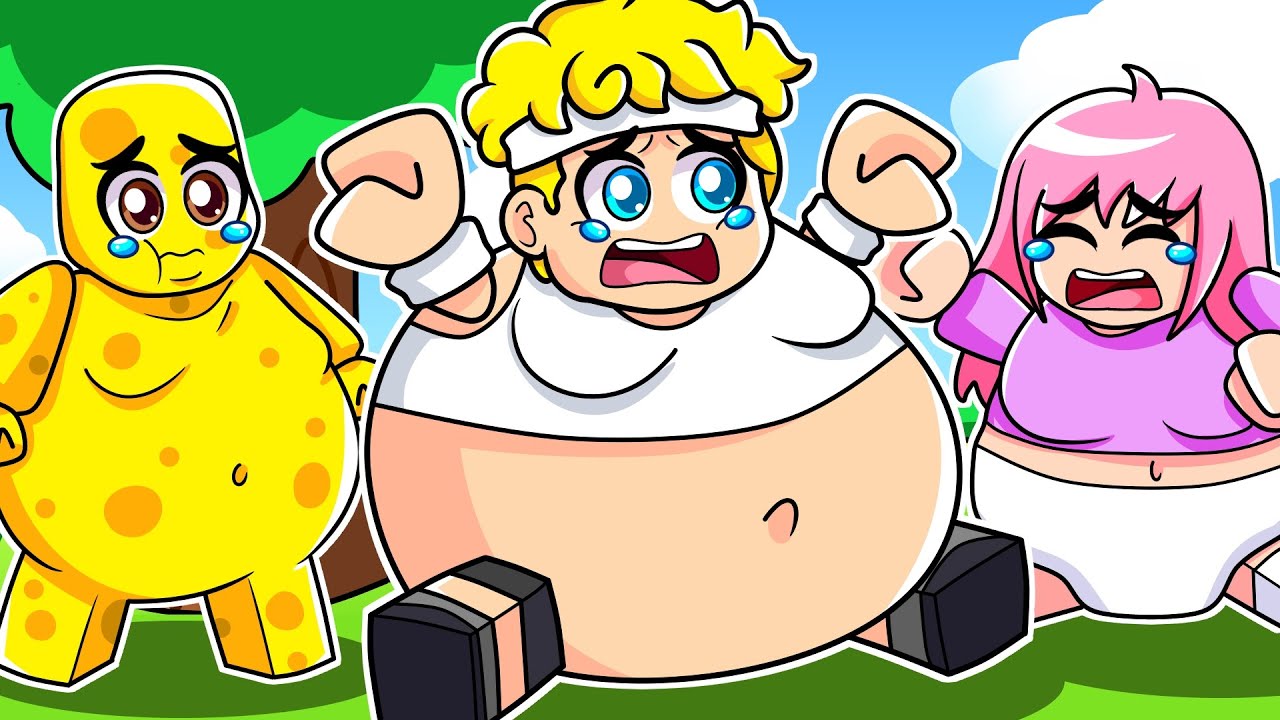 Tenemos 24 HORAS para ADELGAZAR en ROBLOX