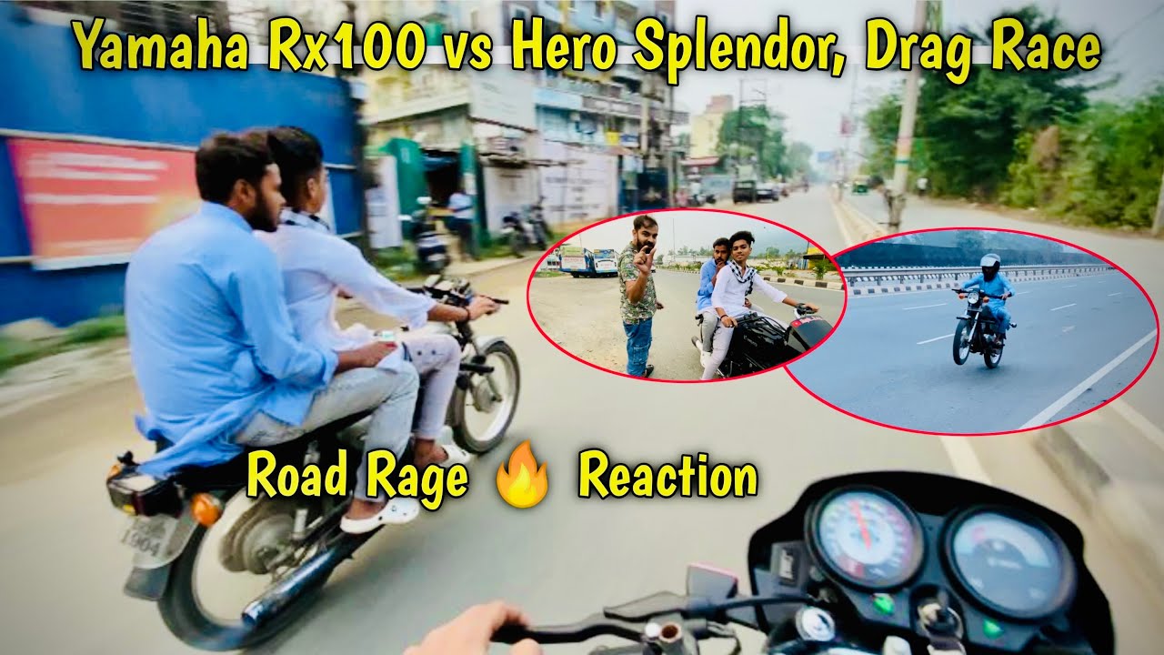 Yamaha Rx100 vs Bullet 350 vs Hero Splendor Race 😱| TOP SPEED & Power TESTING 🔥