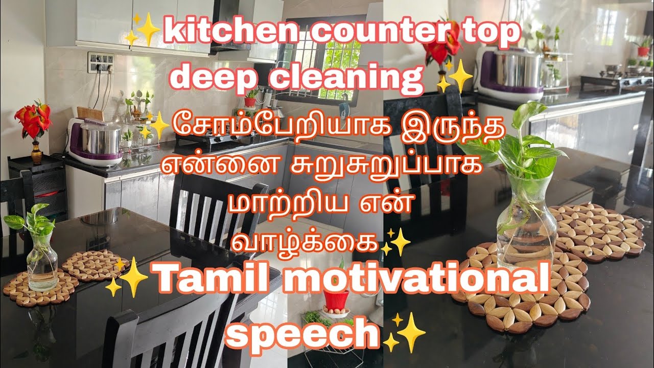 சோம்பேறியாக இருந்த நான், என்னை மாற்றிக்கொண்டது எப்படி? kitchen deep cleaning.....