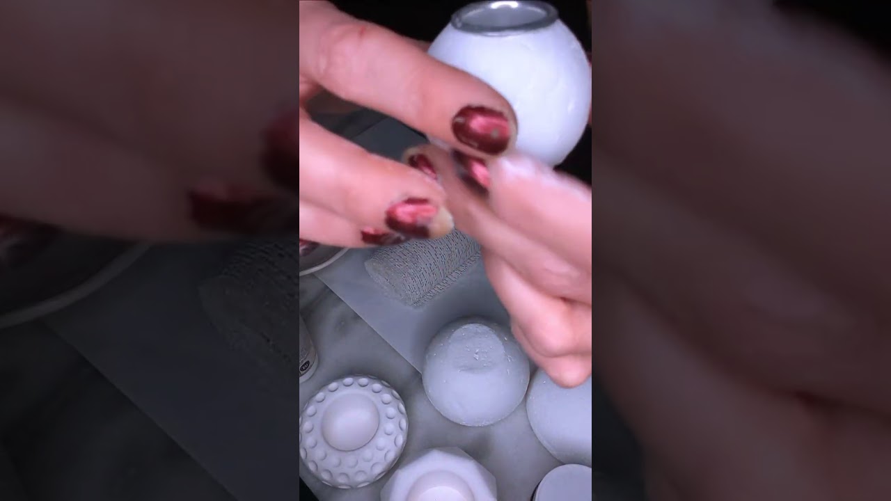 Bougeoir Boules en bande de plâtre 😻