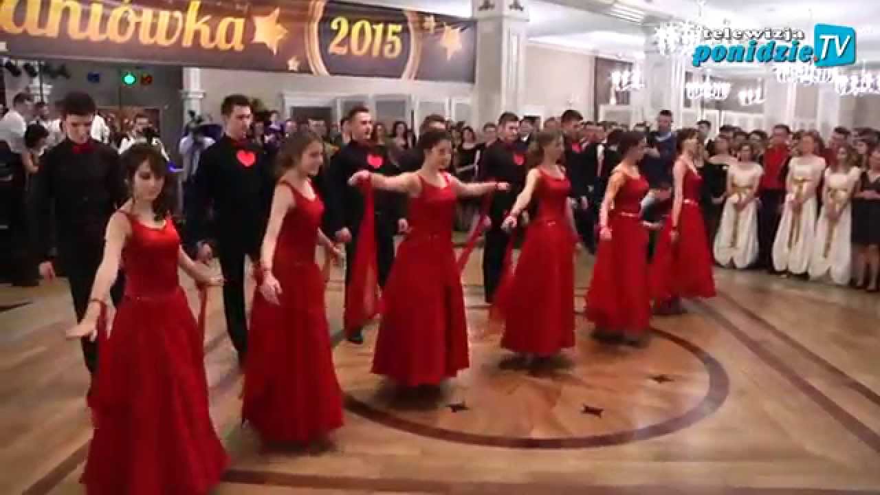Studniówki 2015: I LO w Busku-Zdroju - Walc