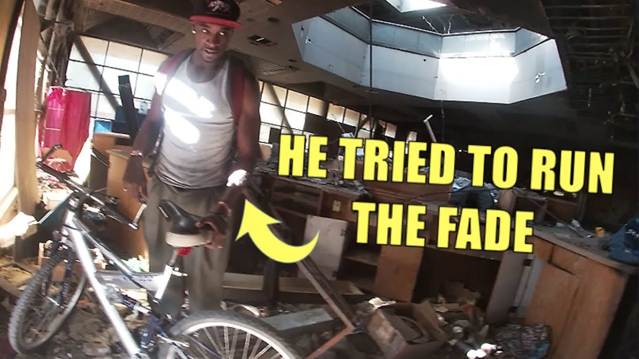 Sketchy homeless encounter abandoned bank San Bernardino
