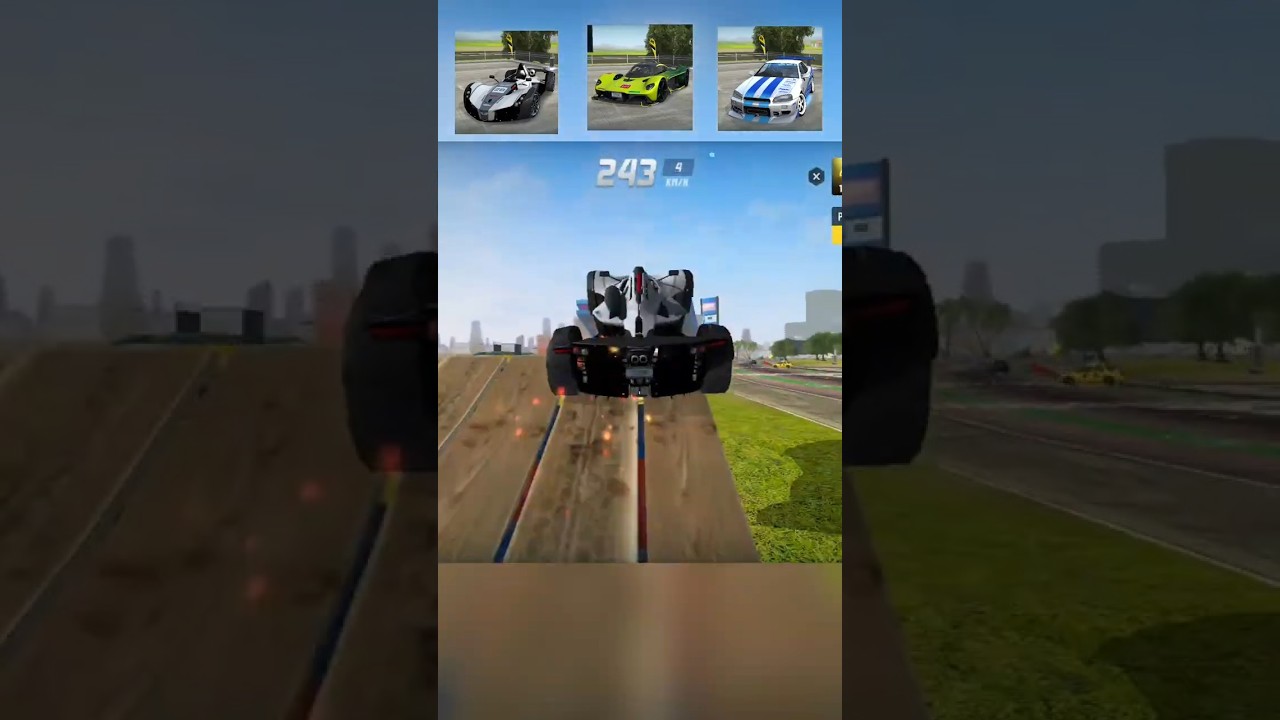 Which Car Will Land On Petrol Pump✨🤷extreme car driving simulator🤫#shorts #testing #gaming