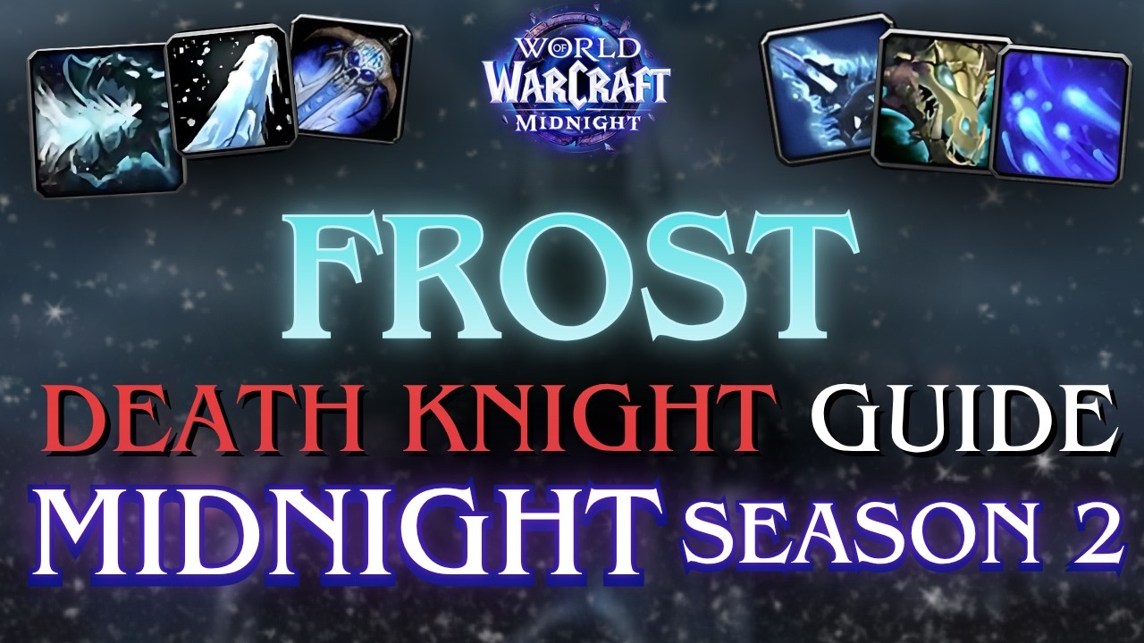 How to play Frost DK in MIDNIGHT SEASON 2 / Rider + Deathbringer / Rotation, Talents, Gear + Macros!