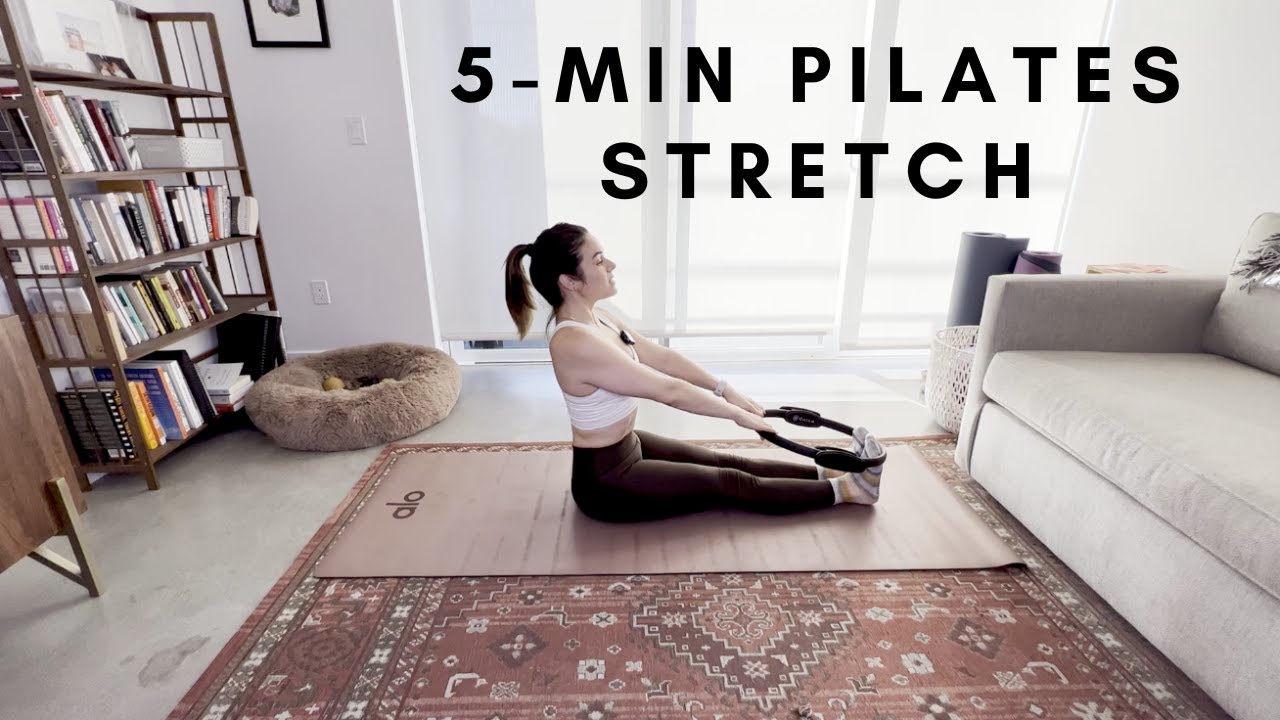 5-Min Pilates Stretch & Cool Down | Full Body Flexibility Flow | Hamstring Stretch