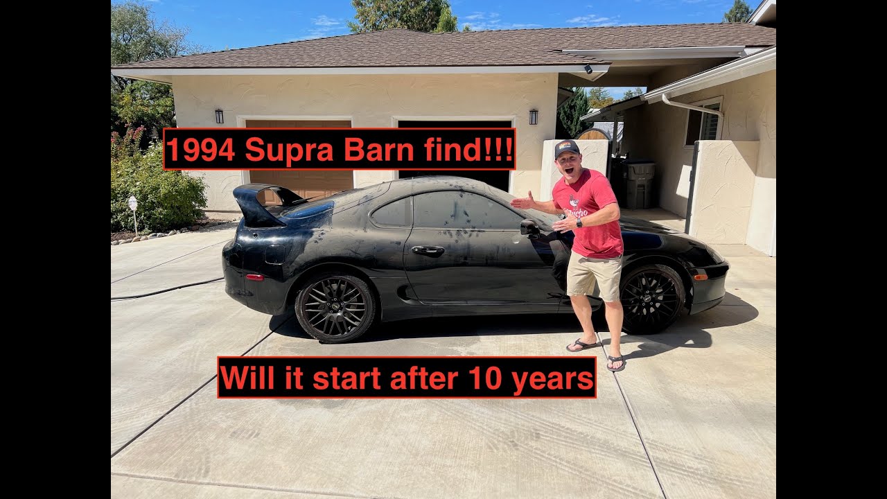 1994 Toyota Supra Barn find... Will it start after 10 years!?!?!