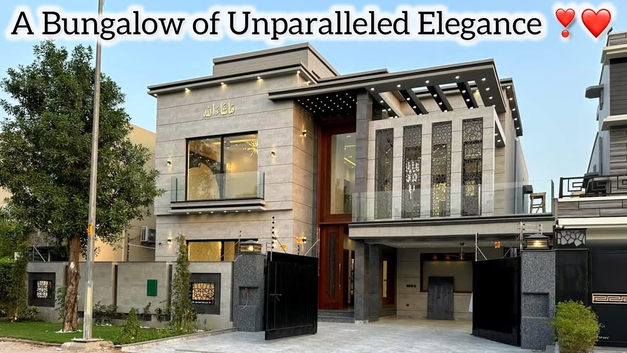 1 Kanal Most Beautiful House 🏠 In Bahria Town Lahore