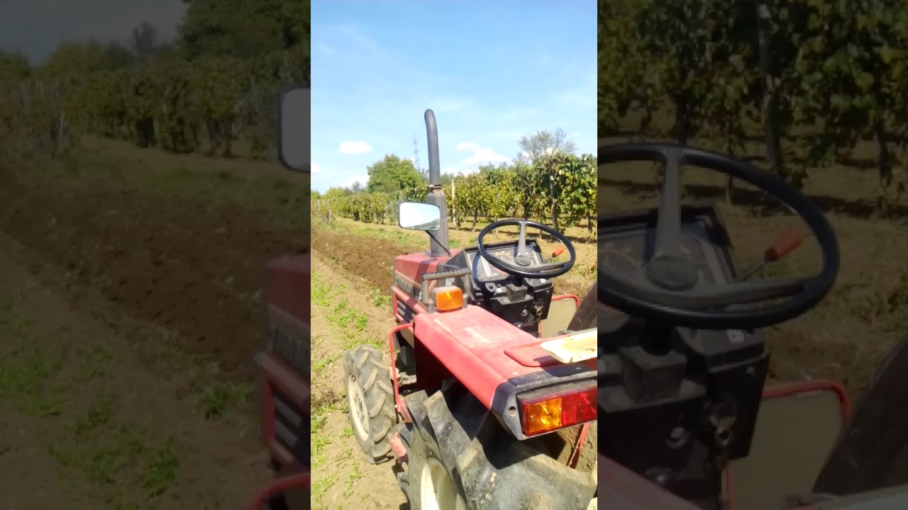Szántás Yanmar FX20 2x30-as HEGER ekével