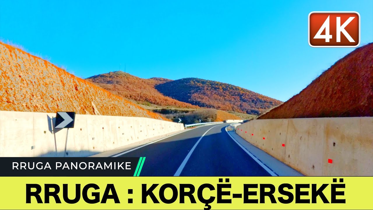 KORÇË-ERSEKË - KJO ESHTE RRUGA E RE PANORAMIKE MES NATYRES PIKTORESKE KORCE ERSEKE