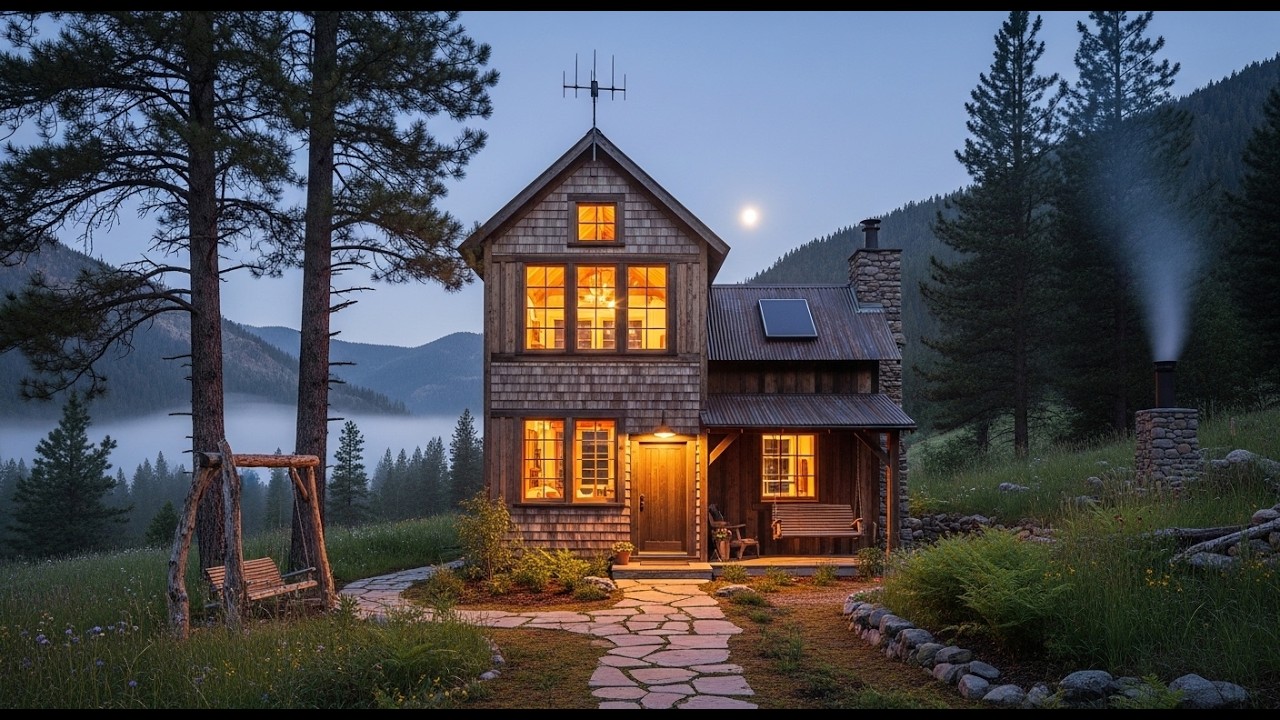 I Turned an Abandoned 1800s Overland Telegraph Relay Cabin into a Luxury Forest Home ASMR