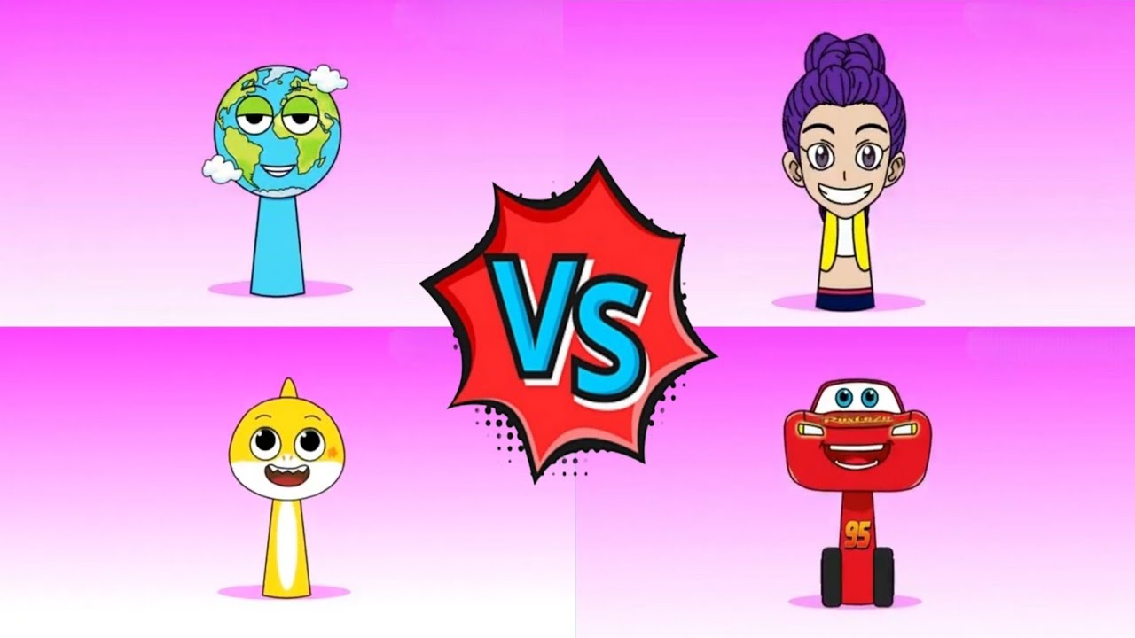 🎮 Incredibox Sprunki OC : McQueen VS Rumi VS Baby Shark VS The Earth | Tiles Hop
