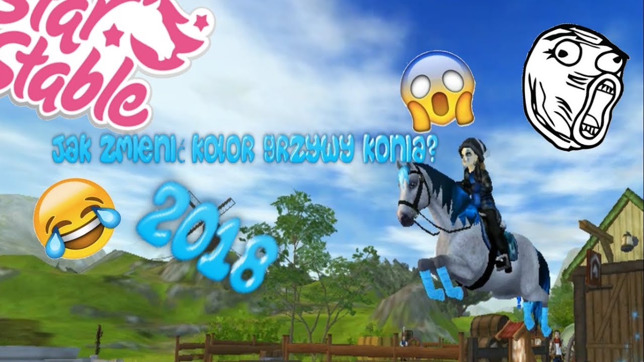 Odkryłam nowy bug?! XD Bug na zmianę koloru grzywy konia! 2018 (opis)