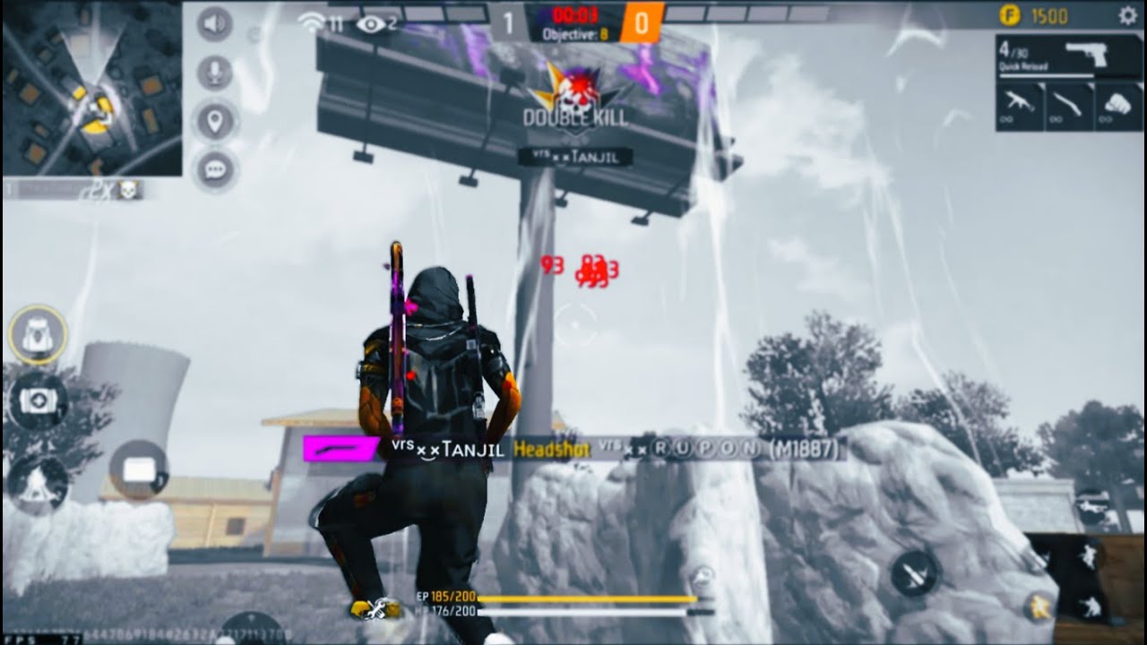 ryzen 5 5600g  test without graphics card⚡RTX 4090 free fire gameplay test.144 hz.no recoil 1 vs 8⚡⚡